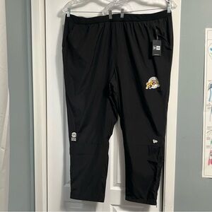 NEW ERA CFL Official Hamilton Tiger Cats football Sideline Force Wind Pants NWT